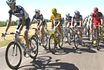 Andy Schleck during stage 4 of the  Tour de France 2010